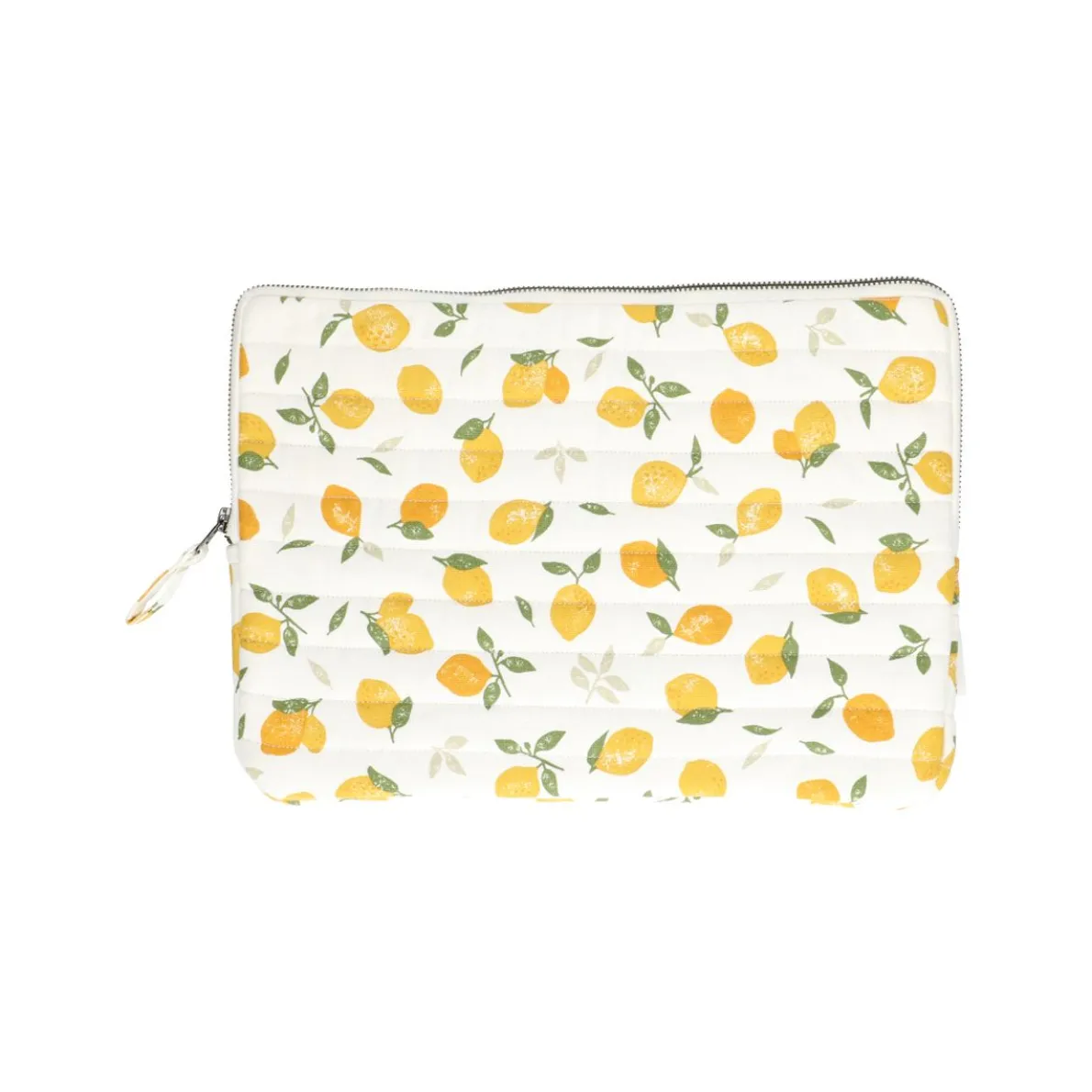 Laptophoes, biologisch katoen, citroenen, 13 inch