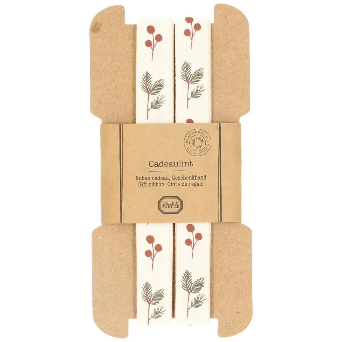 Lint, kerstgroen, 1,5 x 500 cm