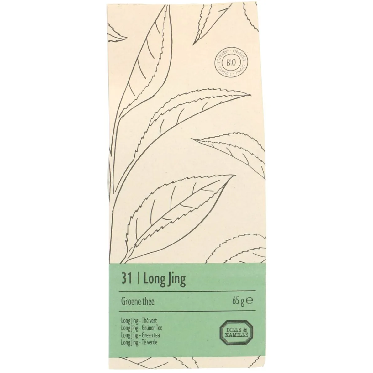 Long Jing, groene thee, biologisch, 65 g