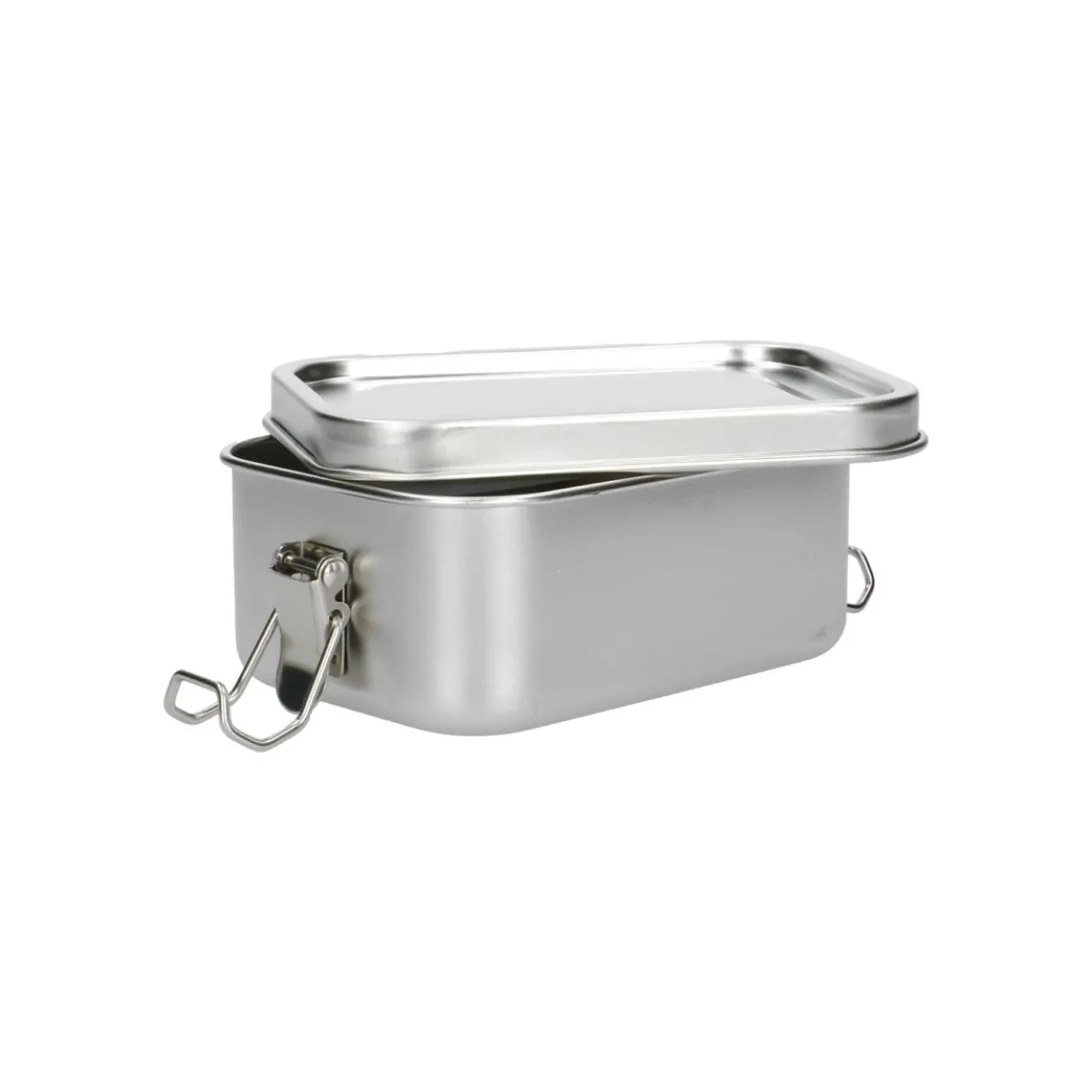 Lunchbox met siliconen ring, RVS, 550 ml