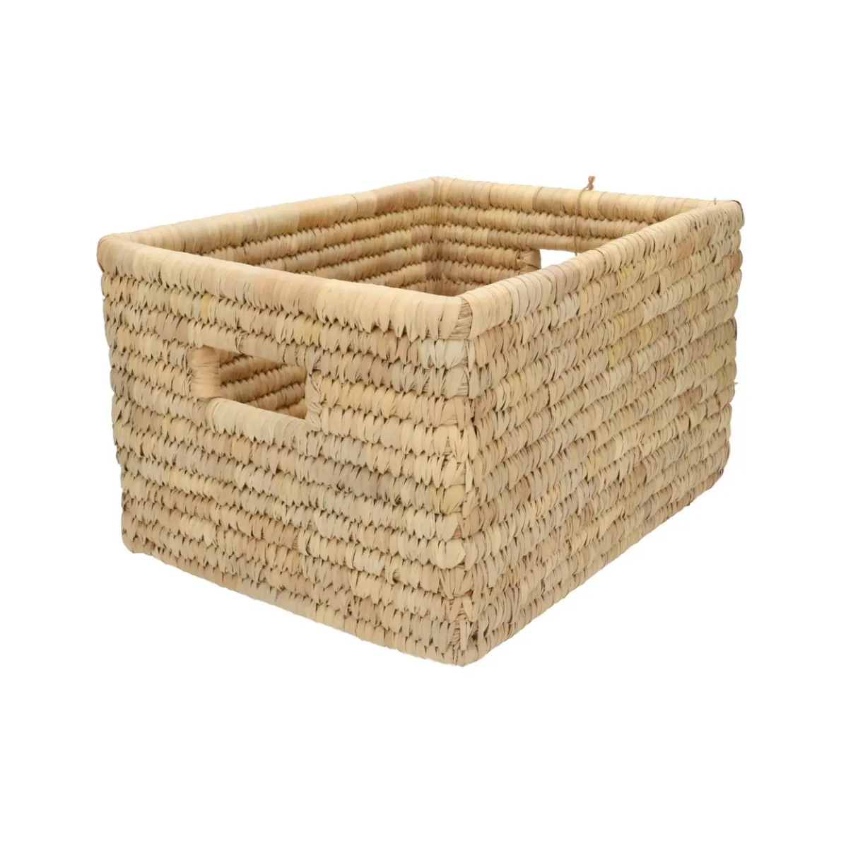 Mand met handvat, dadelblad, groot