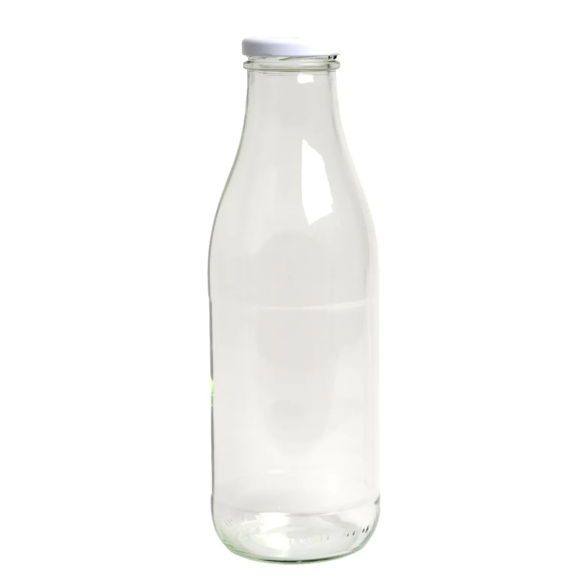 Melkfles, glas, 1 l