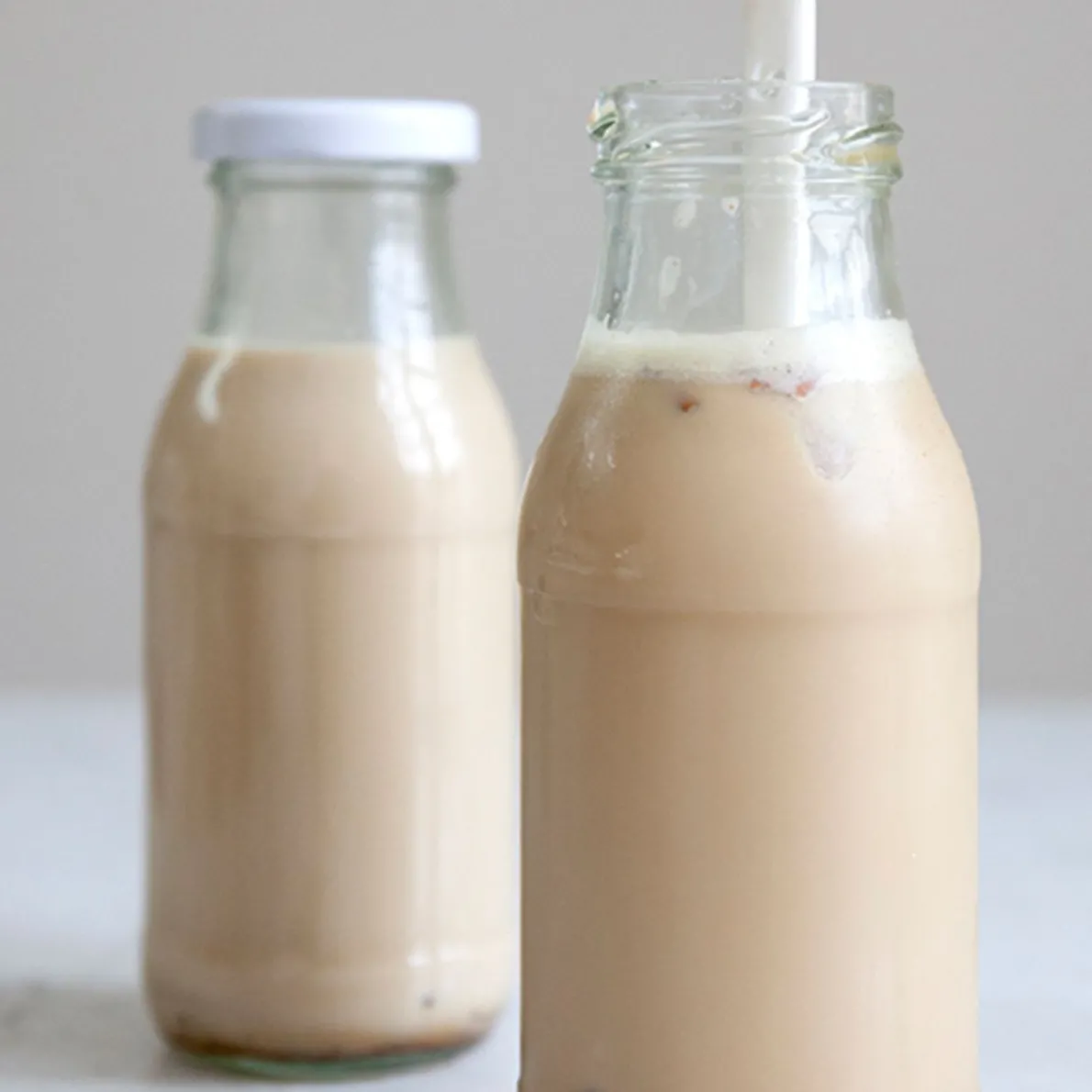 Melkfles, glas, 263 ml