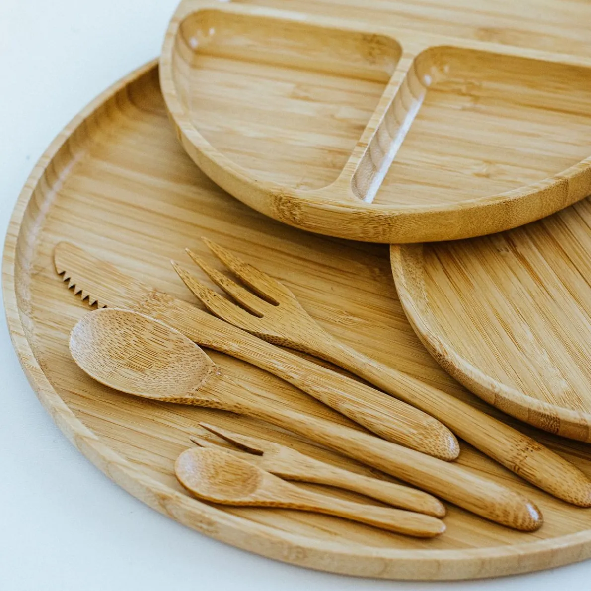 Mes picknick, bamboe