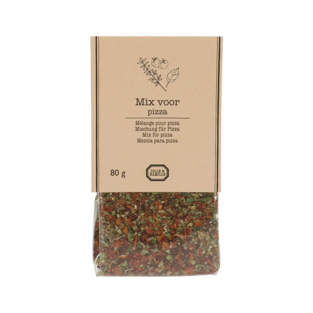 Mix voor pizza, 80 g