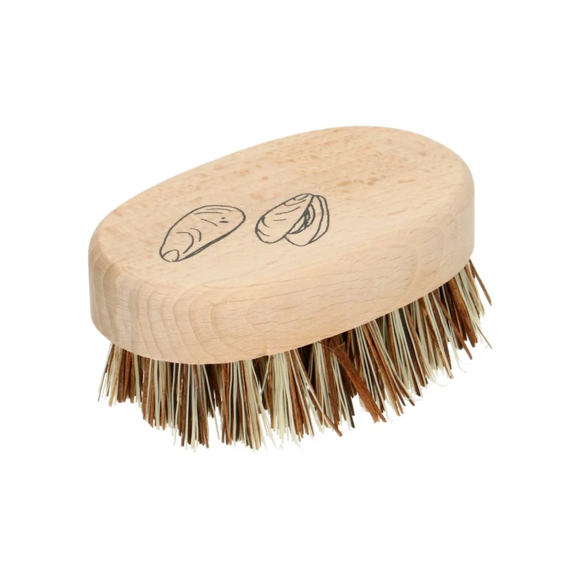 Mosselborstel, beukenhout en tampico en bassine vezels