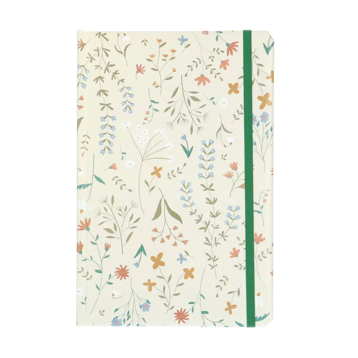 Notitieboek, harde kaft, veldbloemen, A5