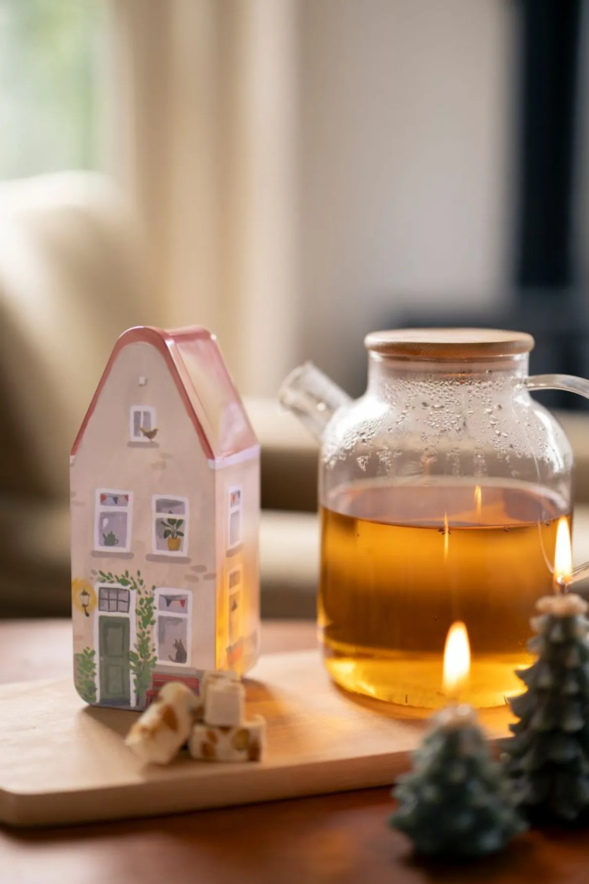 Nougat mini's amandel/pistache, blik 180 gram