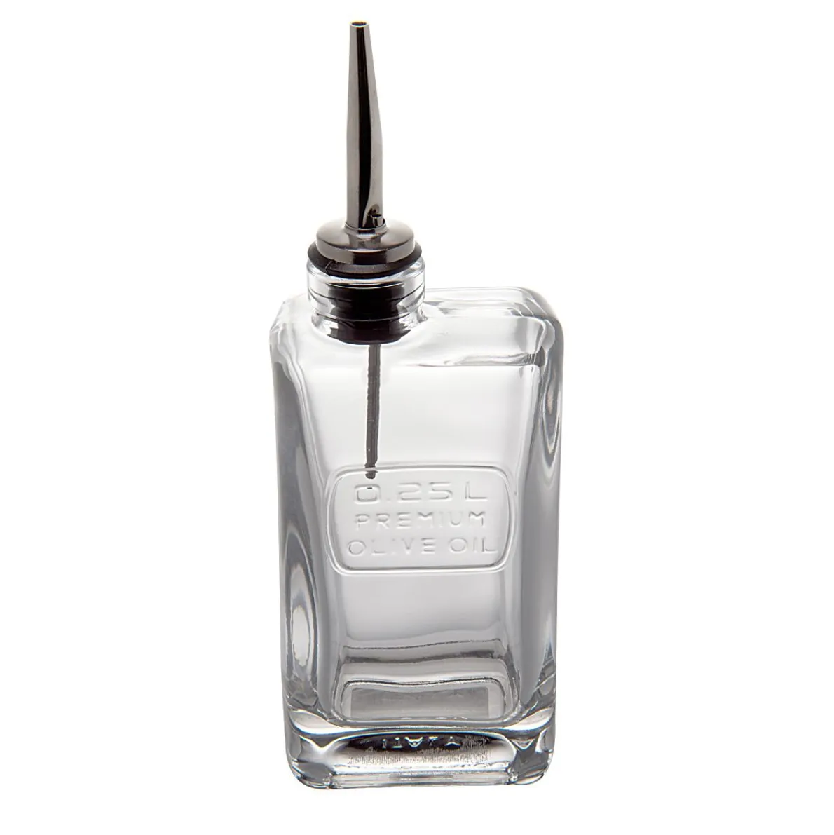 Olieflesje, rechthoekig, 0,25 l