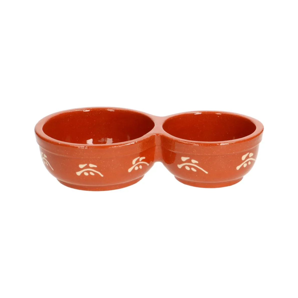 Olijfschaaltje met takjes, terracotta