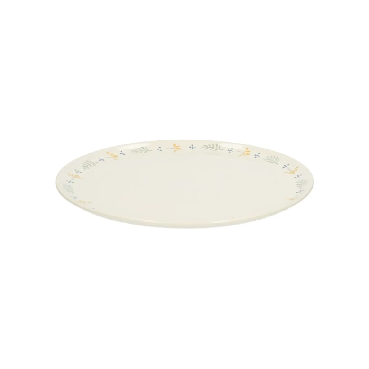 Ontbijtbord, steengoed, strooitakje, Ø23 cm