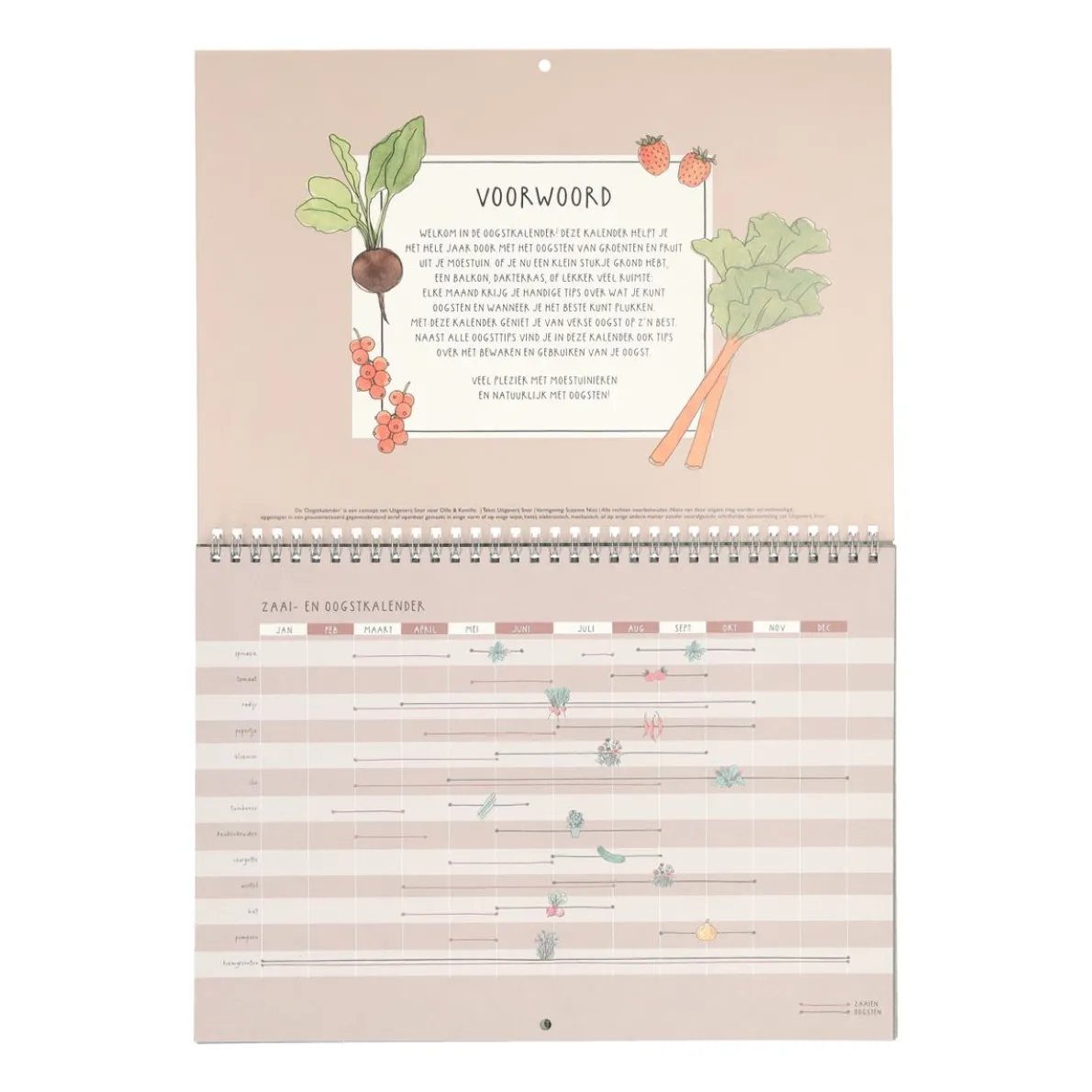 Oogstkalender, Dille & Kamille