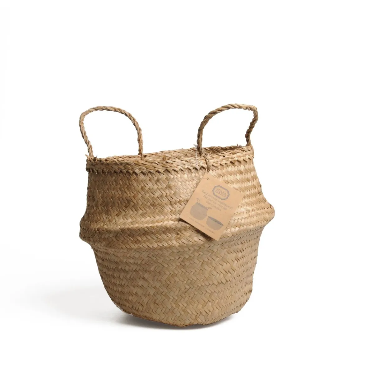 Oogstmand, zeegras, naturel, 25 x 40 cm