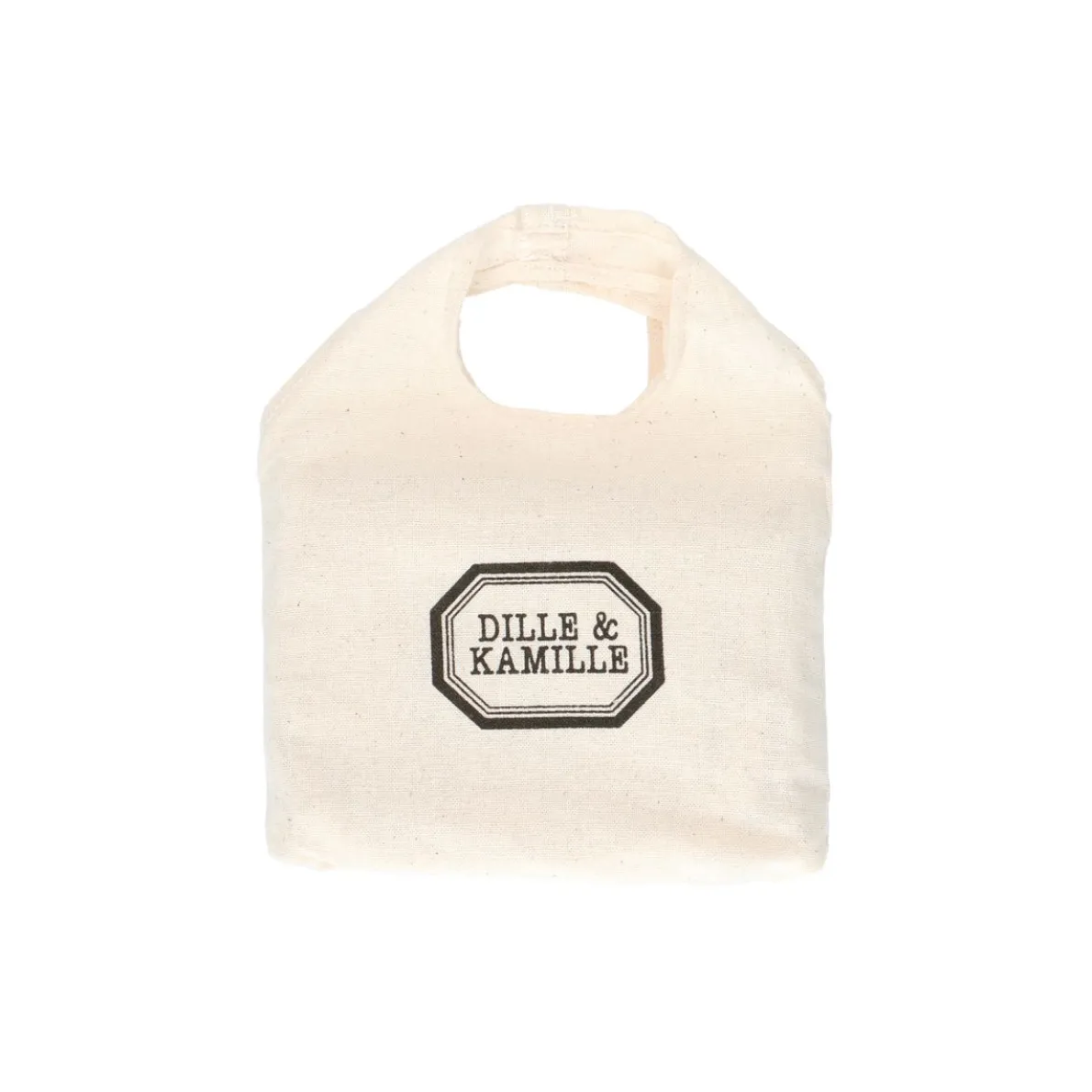 Opvouwbare tas, Dille & Kamille, biologisch katoen, 38 x 38 cm