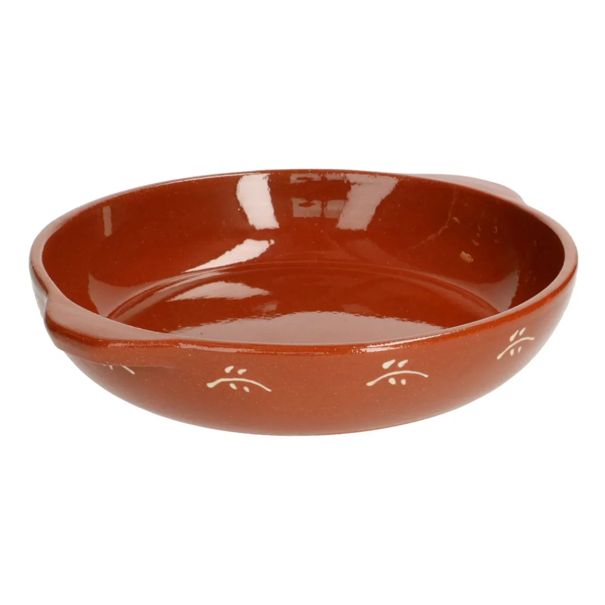 Ovenschaal met takjes, terracotta, Ø 25 cm