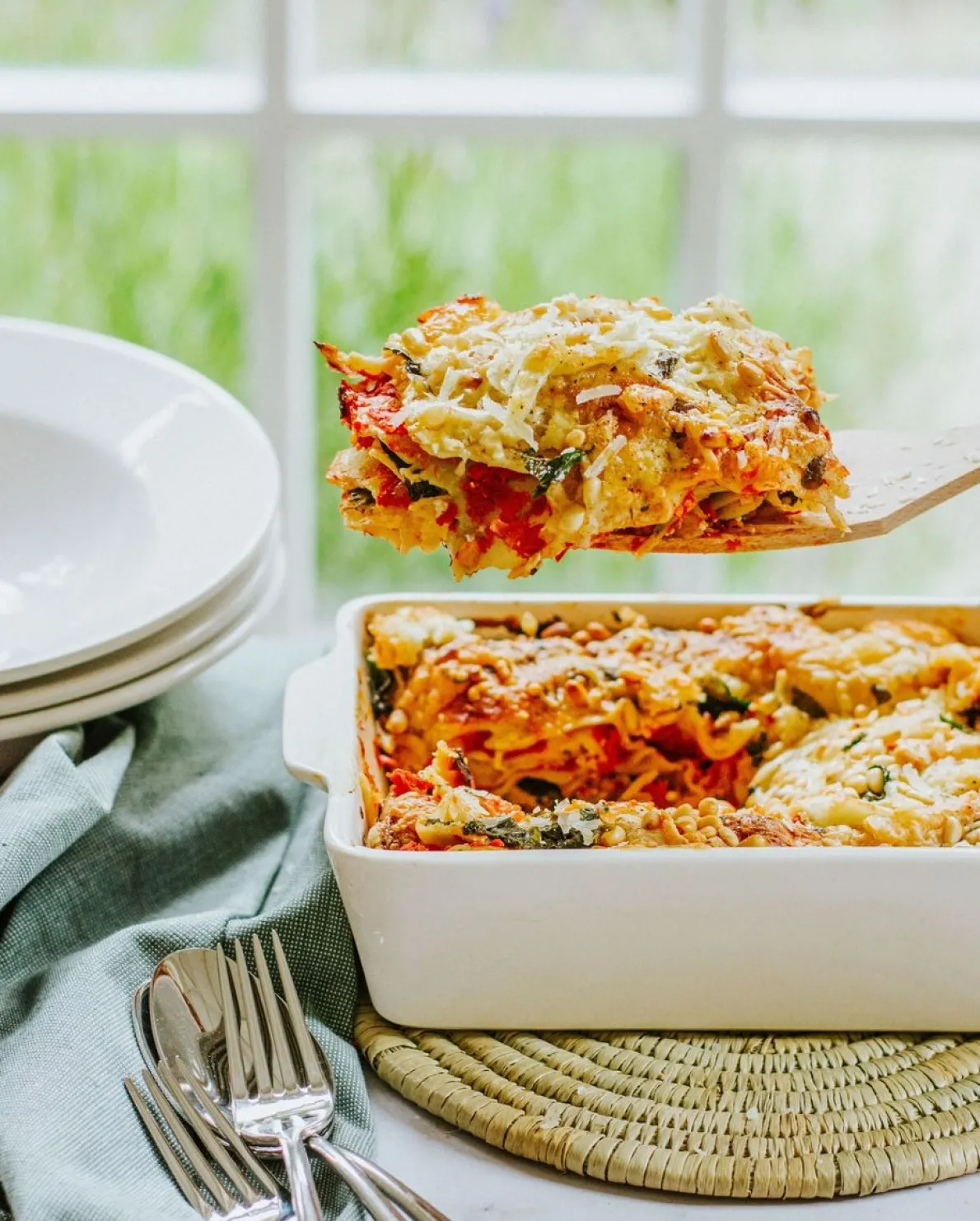 Ovenschaal wit, porselein, 19,5 cm