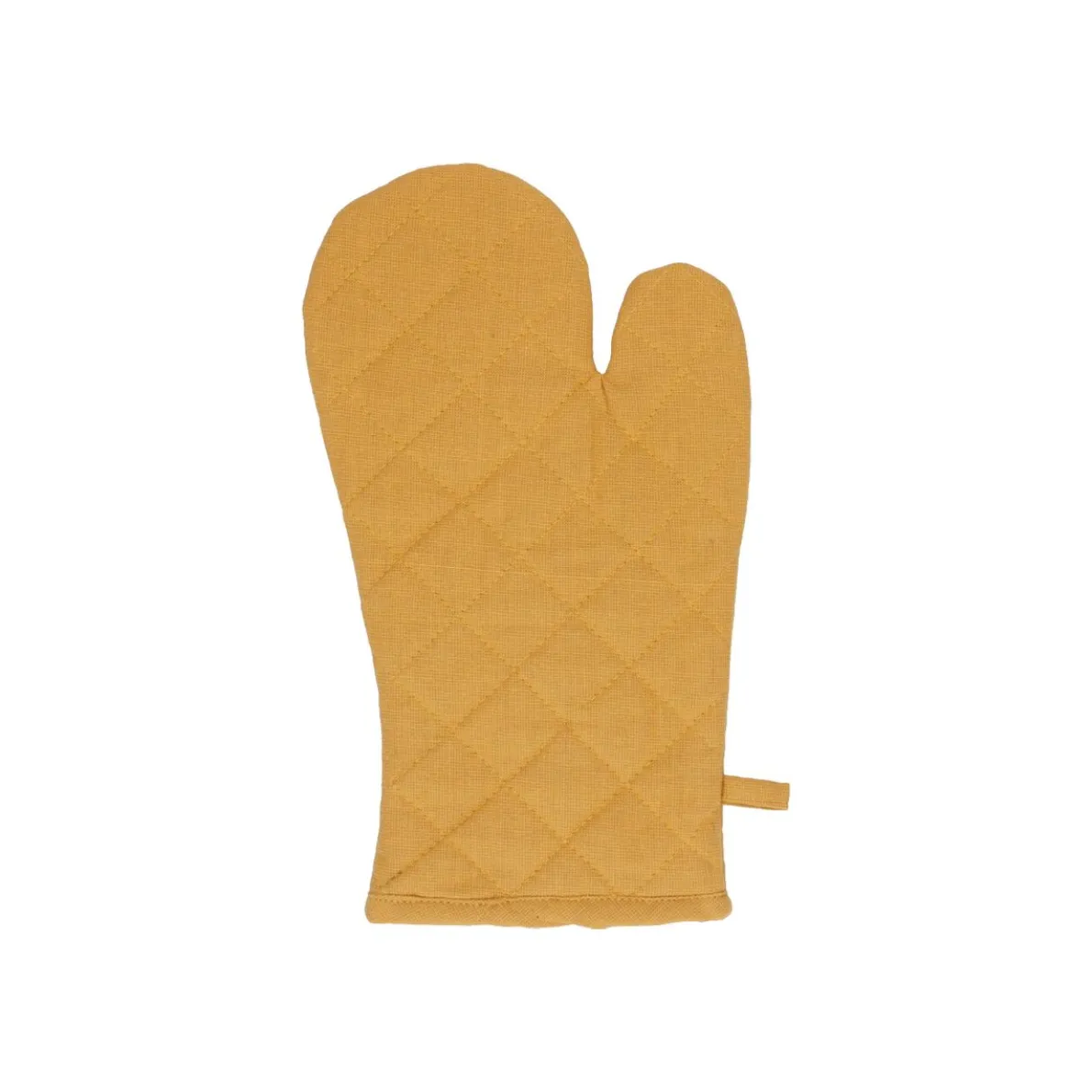 Ovenwant, bio-katoen, okergeel gemêleerd