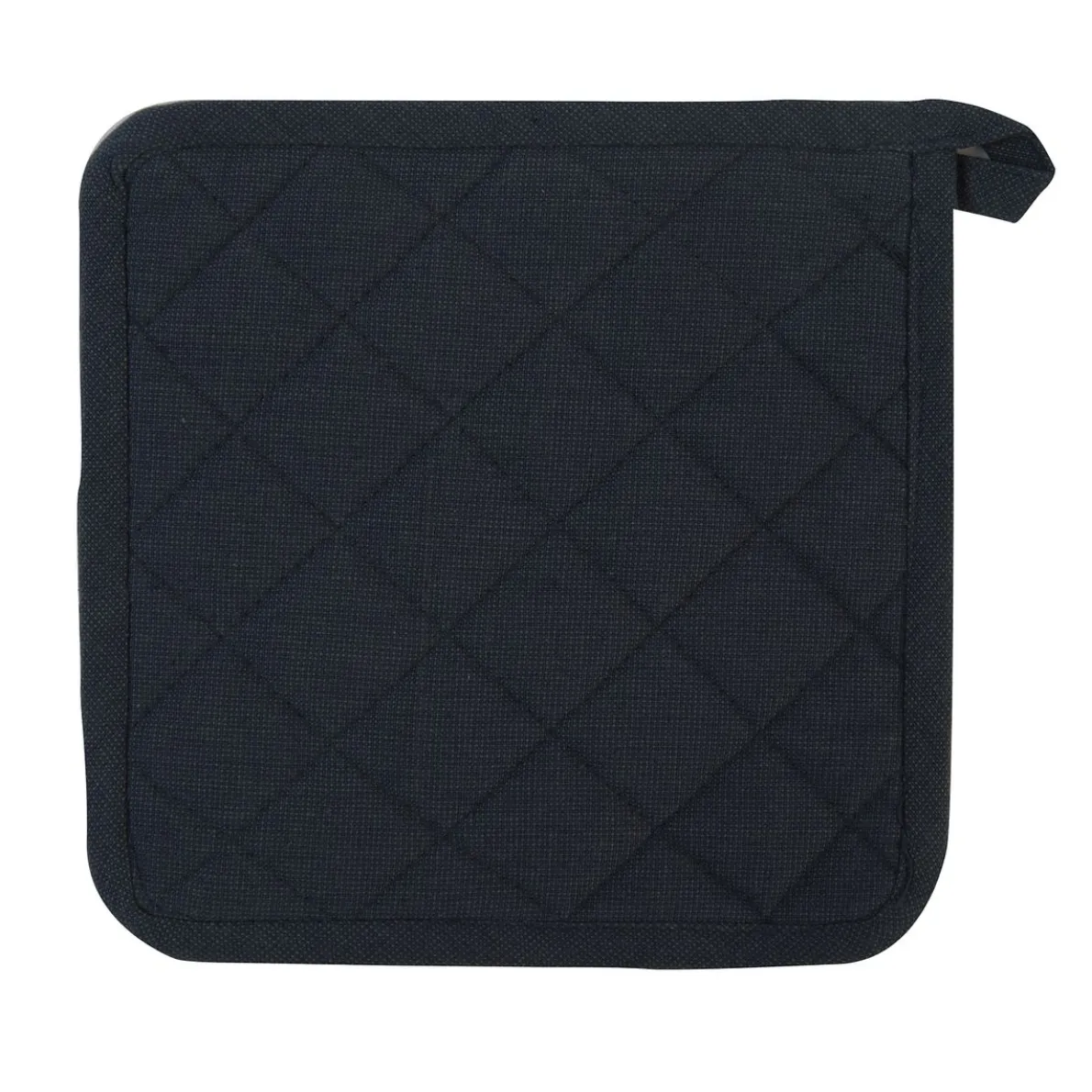 Pannenlap, bio-katoen, nachtblauw gemêleerd