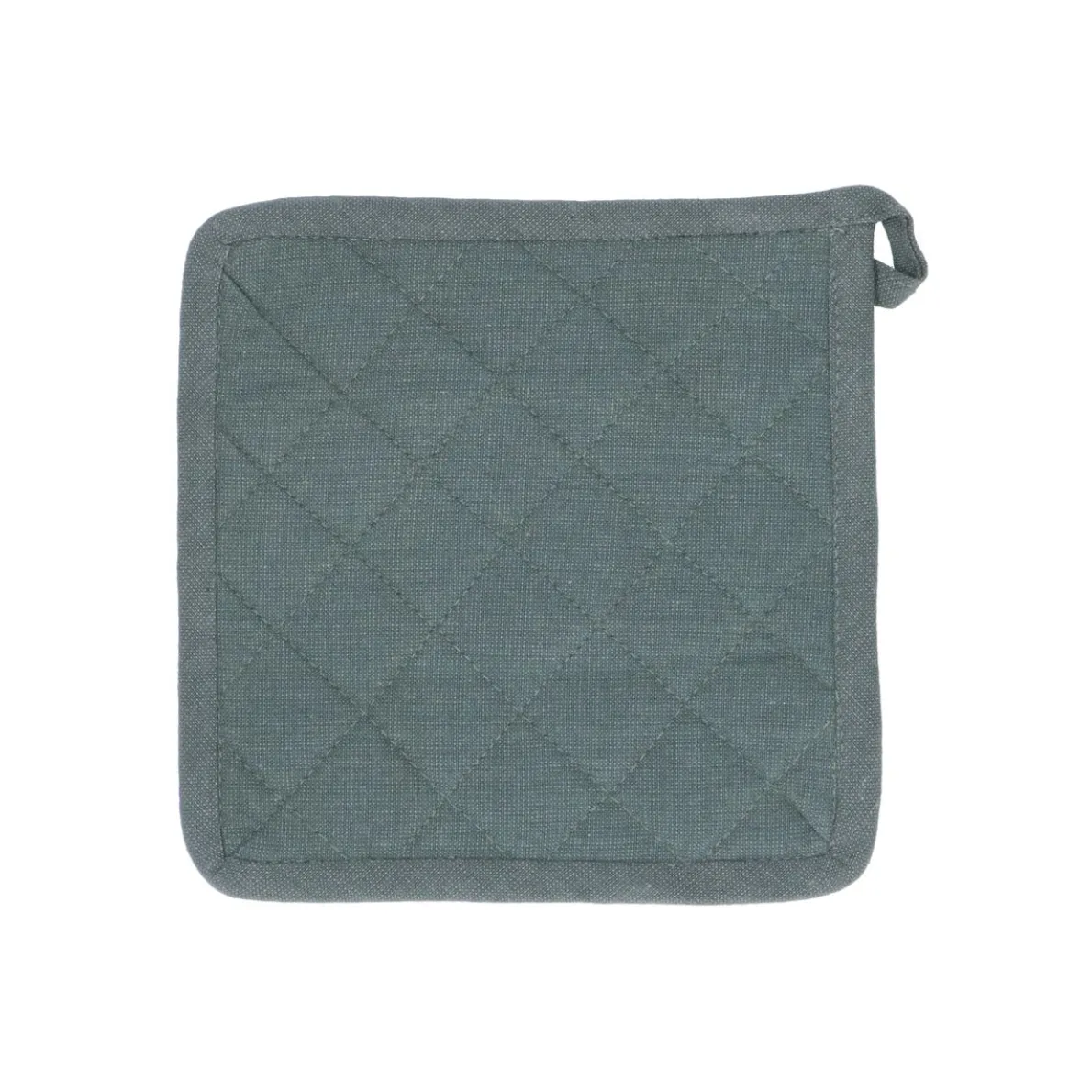 Pannenlap, bio-katoen, donkergroen gemêleerd