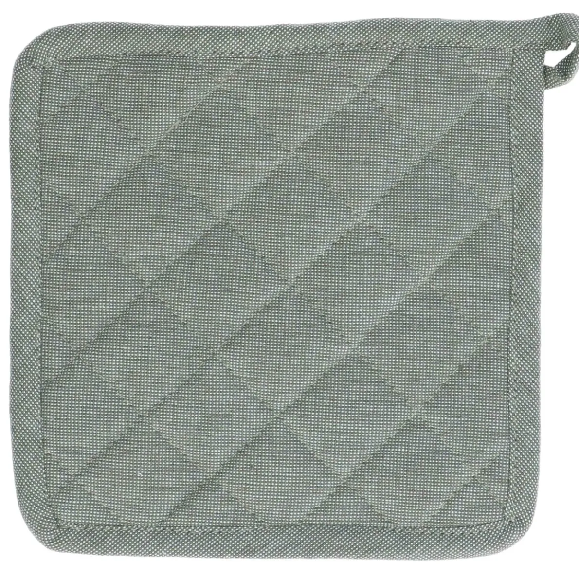 Pannenlap, bio-katoen, groen gemêleerd