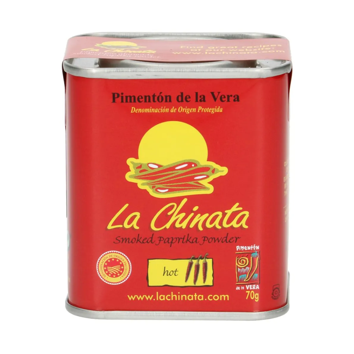 Paprikapoeder La Chinata, pittig, gerookt