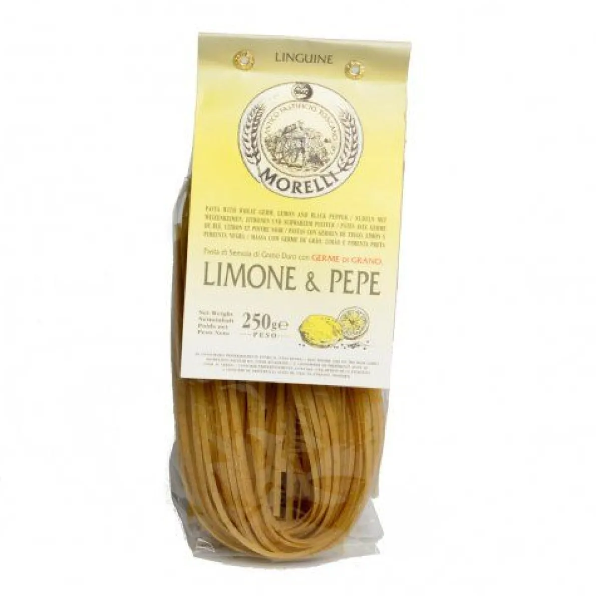 Pasta, linguine met citroen en peper, 250 gram