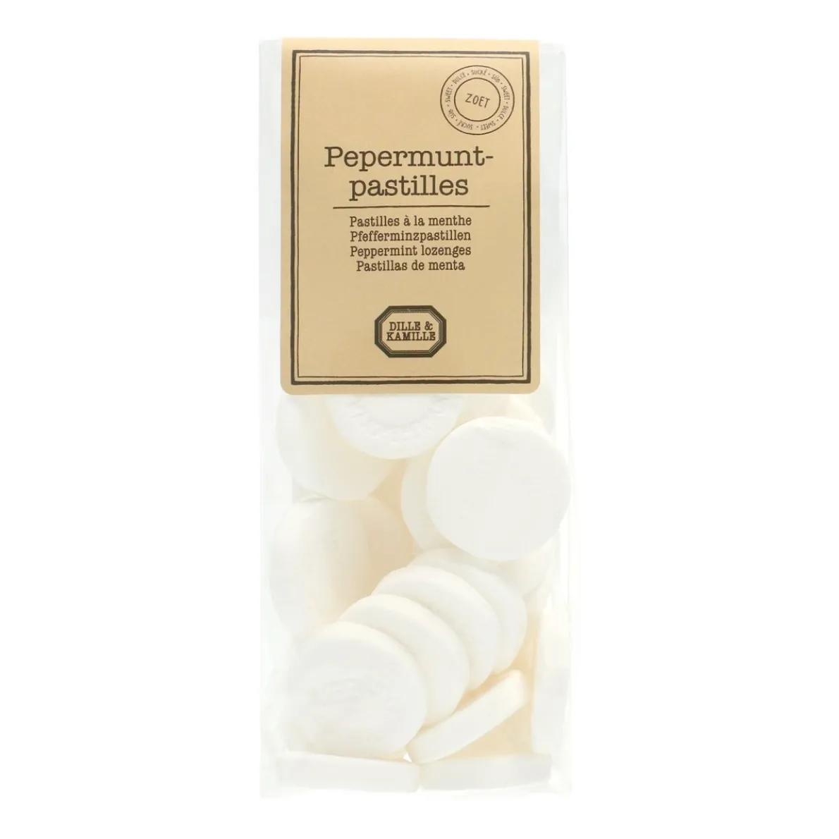 Pepermuntpastilles, 125 gram