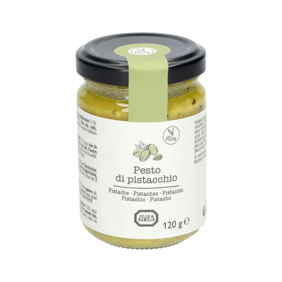 Pesto di pistacchio, vegan, lactose- en glutenvrij, 120 gram