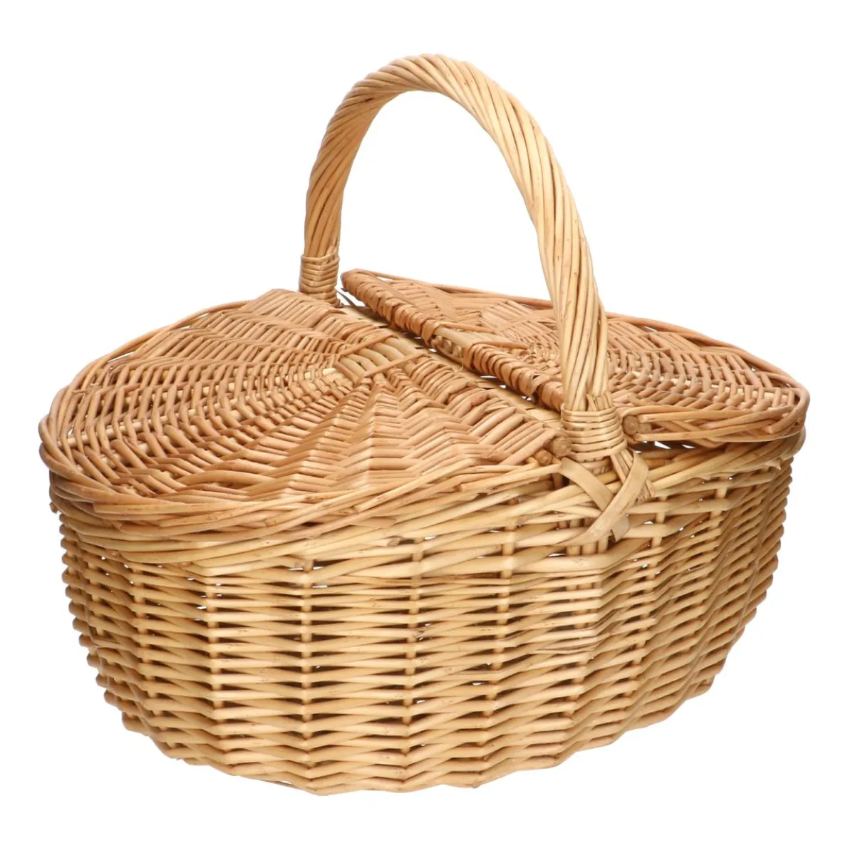 Picknickmand, wilgenteen, ovaal