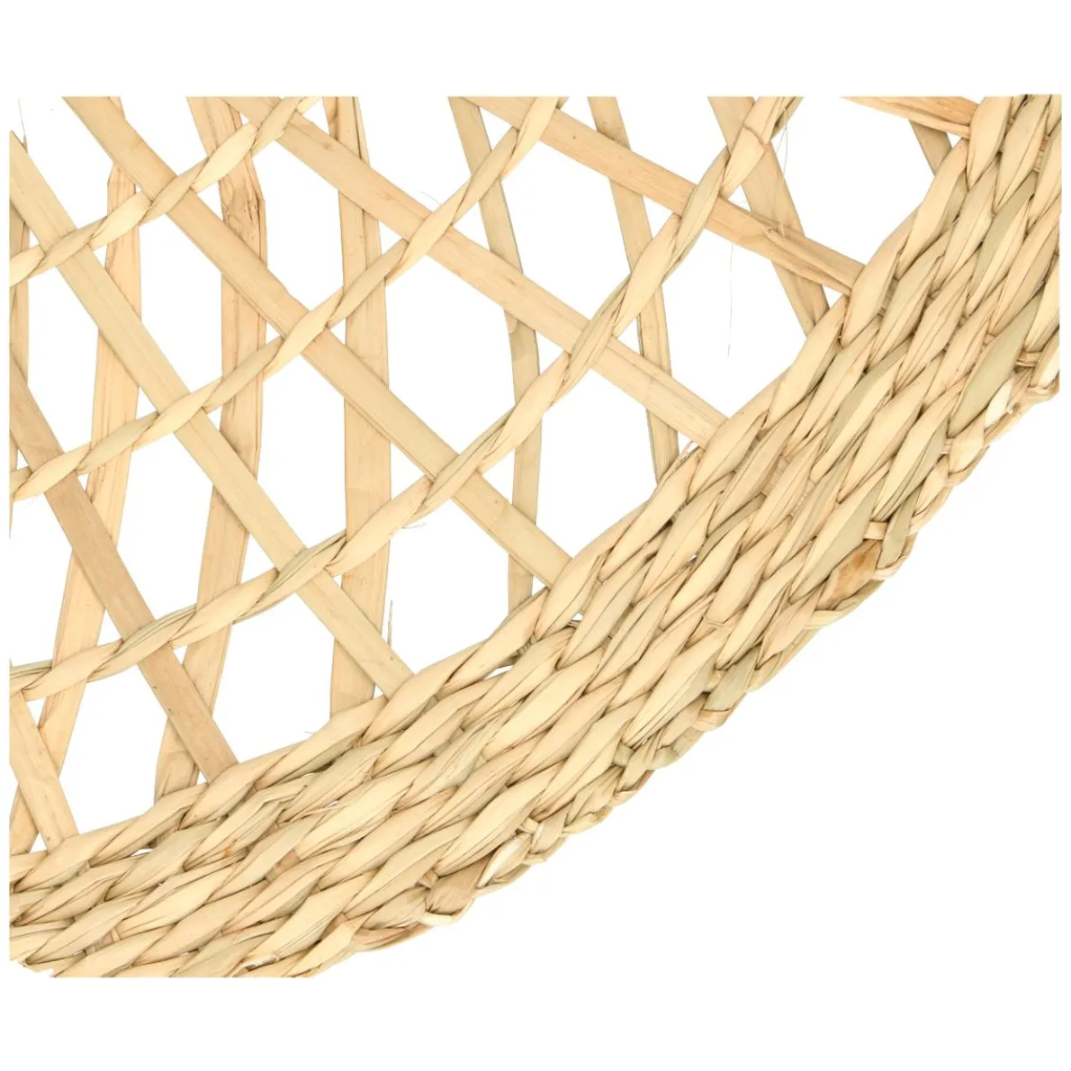 Placemat rond, open, zeegras, Ø 38 cm