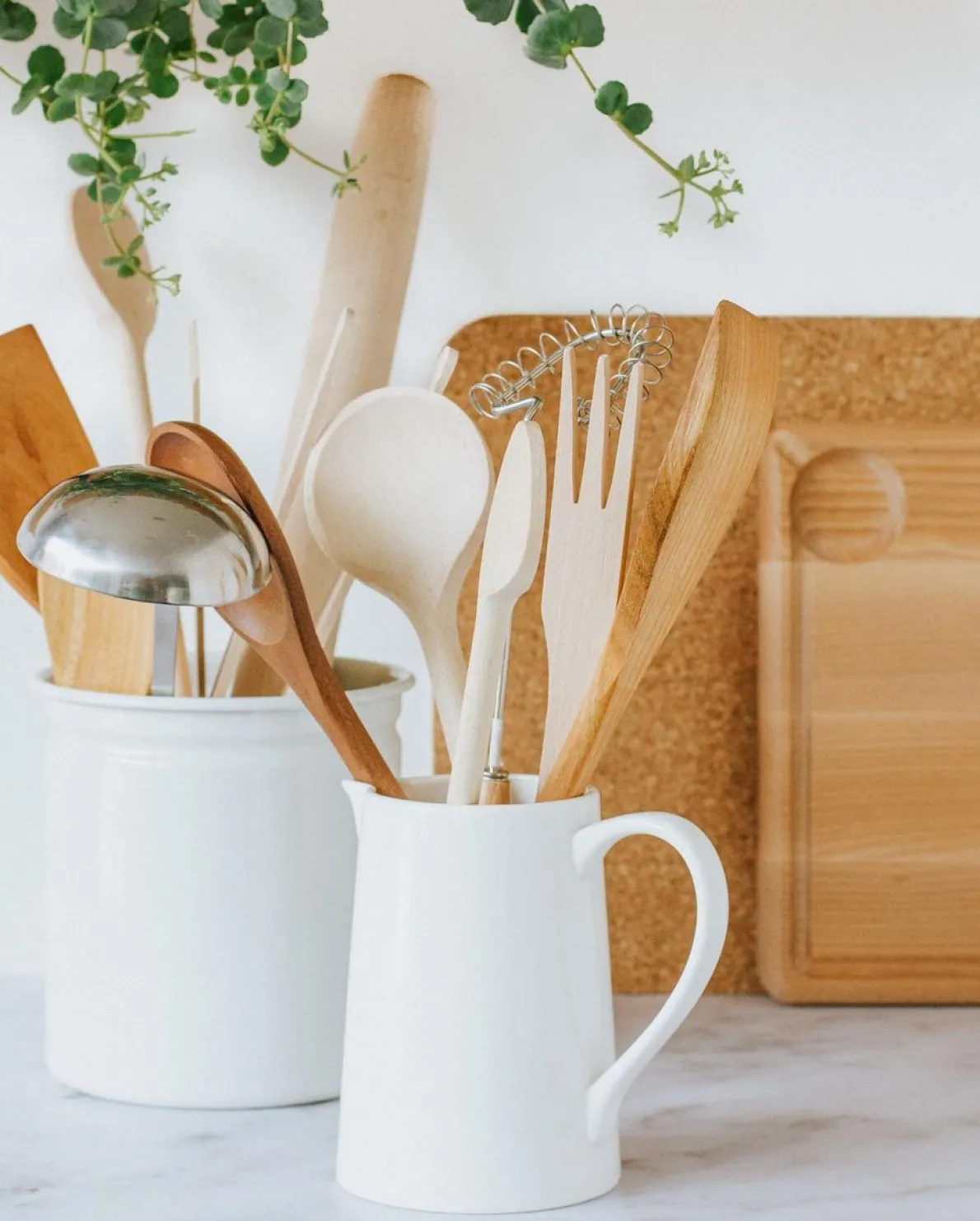 Pollepel, beukenhout, 16 cm