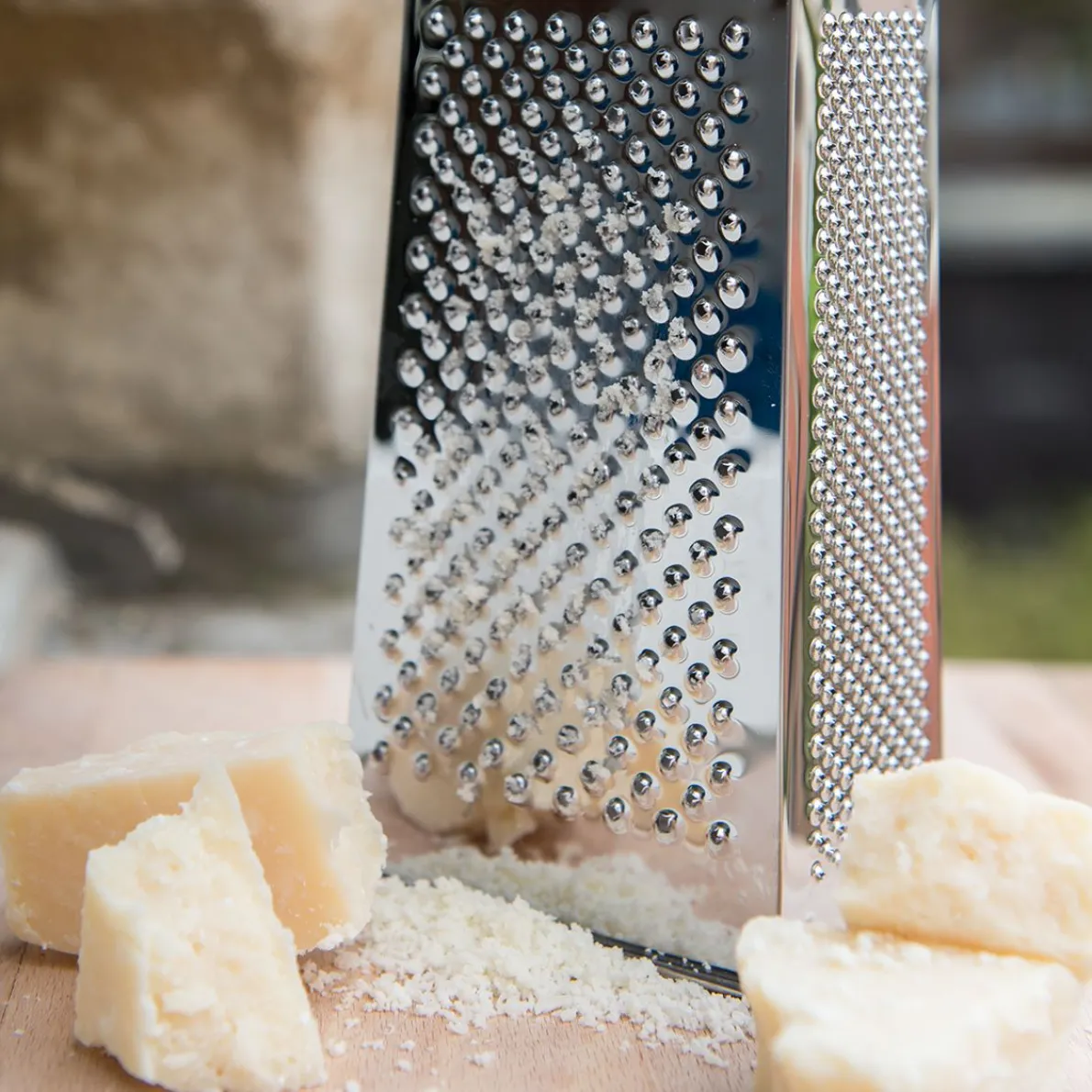 Rasp vier zijden, extra scherp, roestvrij staal