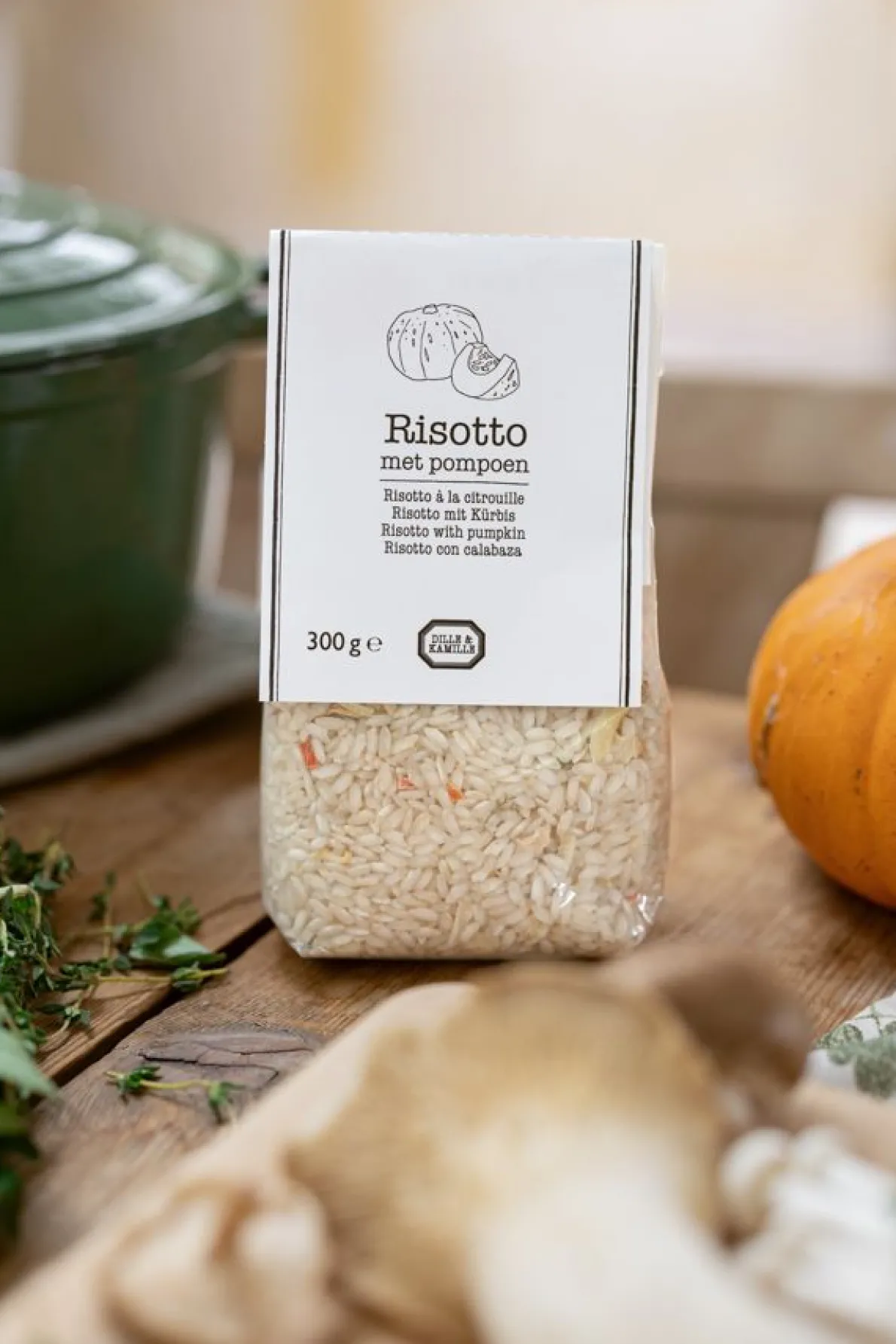 Risotto met pompoen, 300 gram
