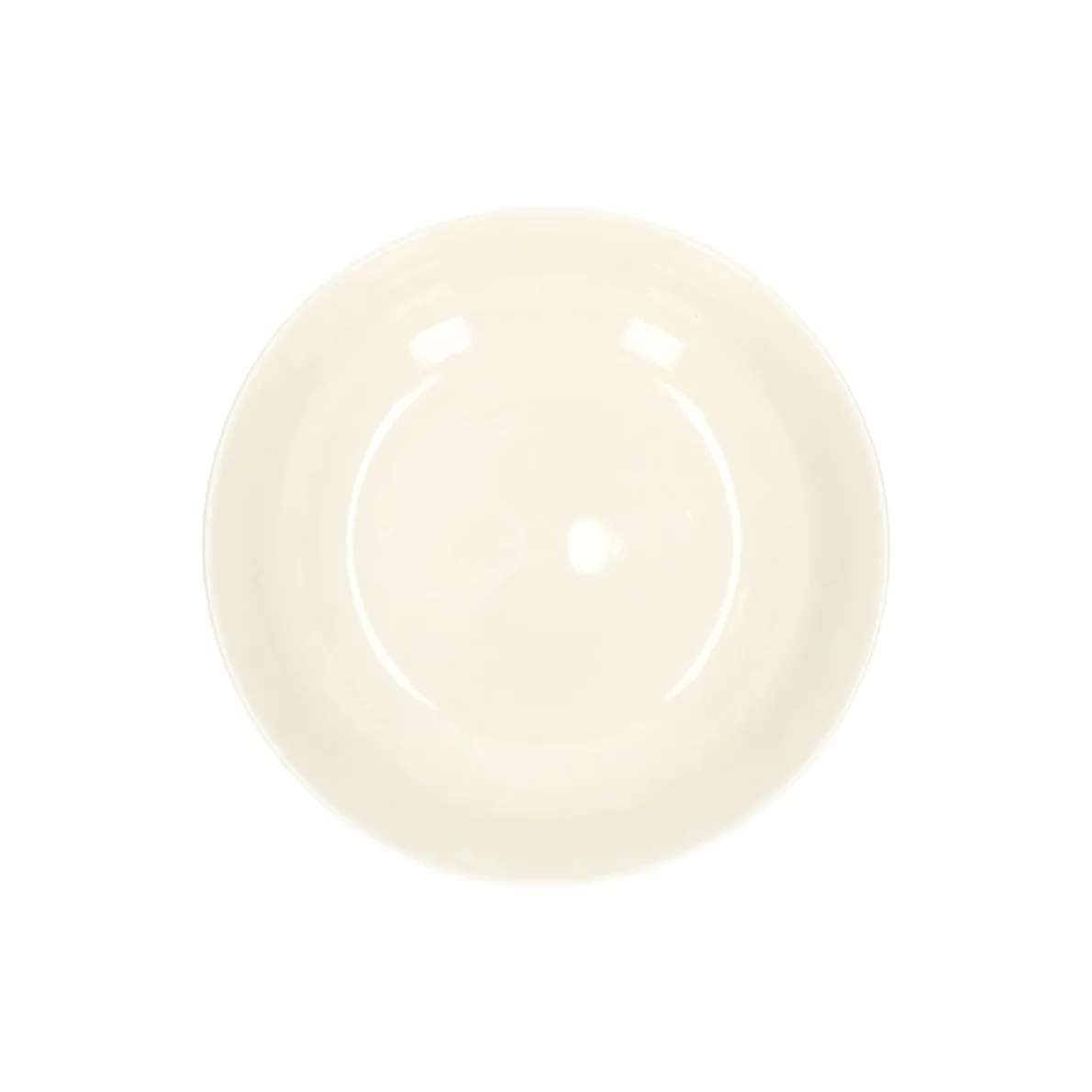 Schaal, organisch, porselein, wit, Ø 22 cm x 7 cm