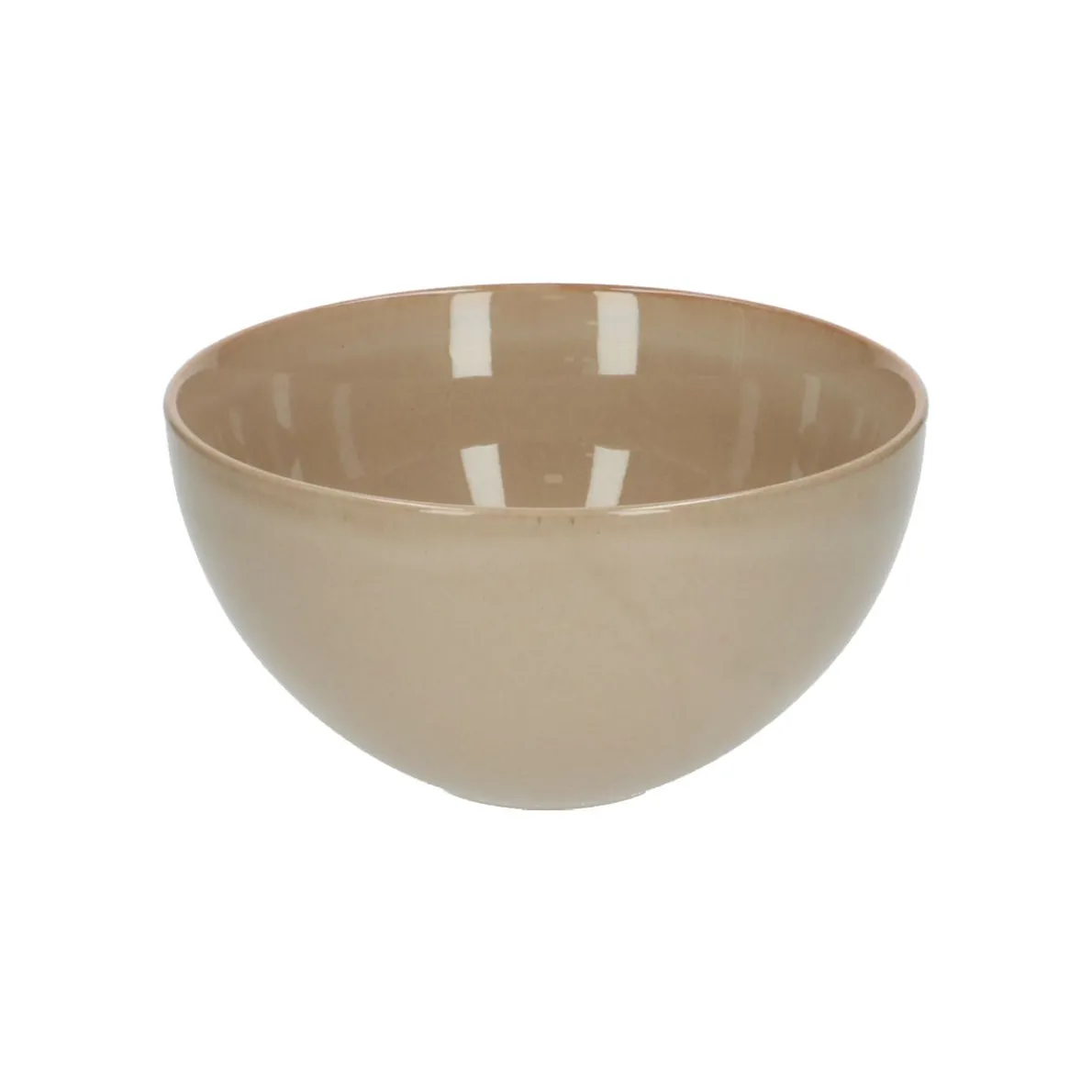 Schaal reactief glazuur, steengoed, zand, Ø 18 cm