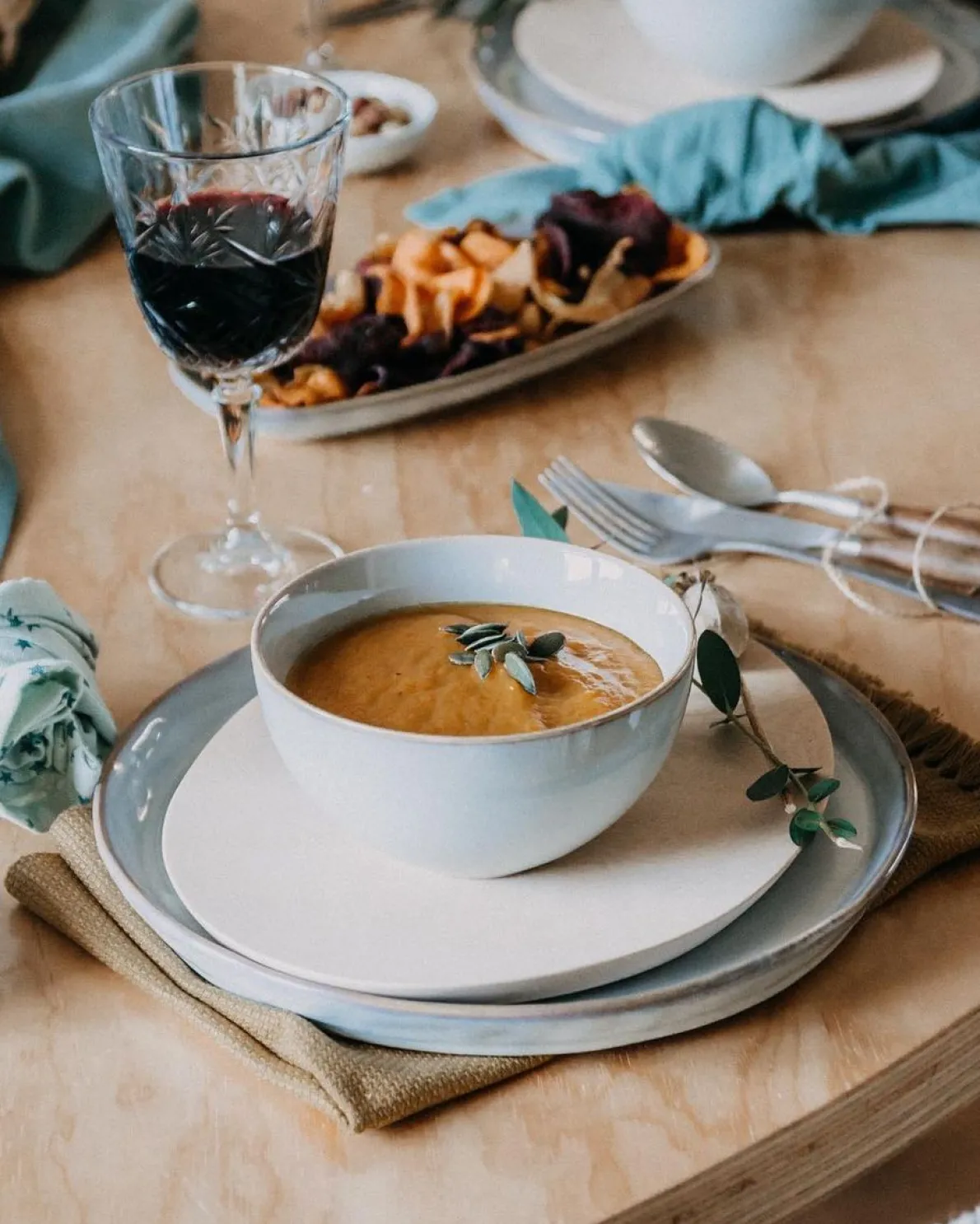 Schaal reactieve glazuur, steengoed, grijs, Ø 13,5 cm