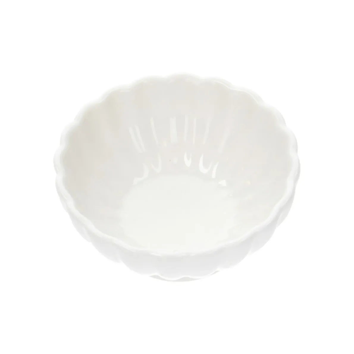 Schaaltje schulp, porselein, Ø8 cm