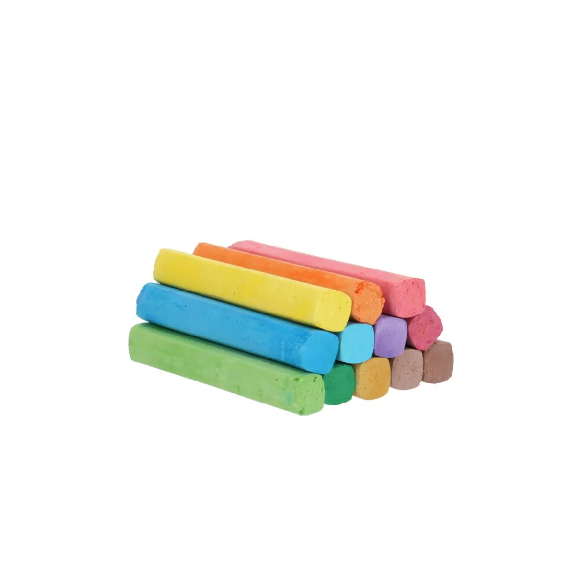 Schoolbordkrijt, 12 stuks, kleur