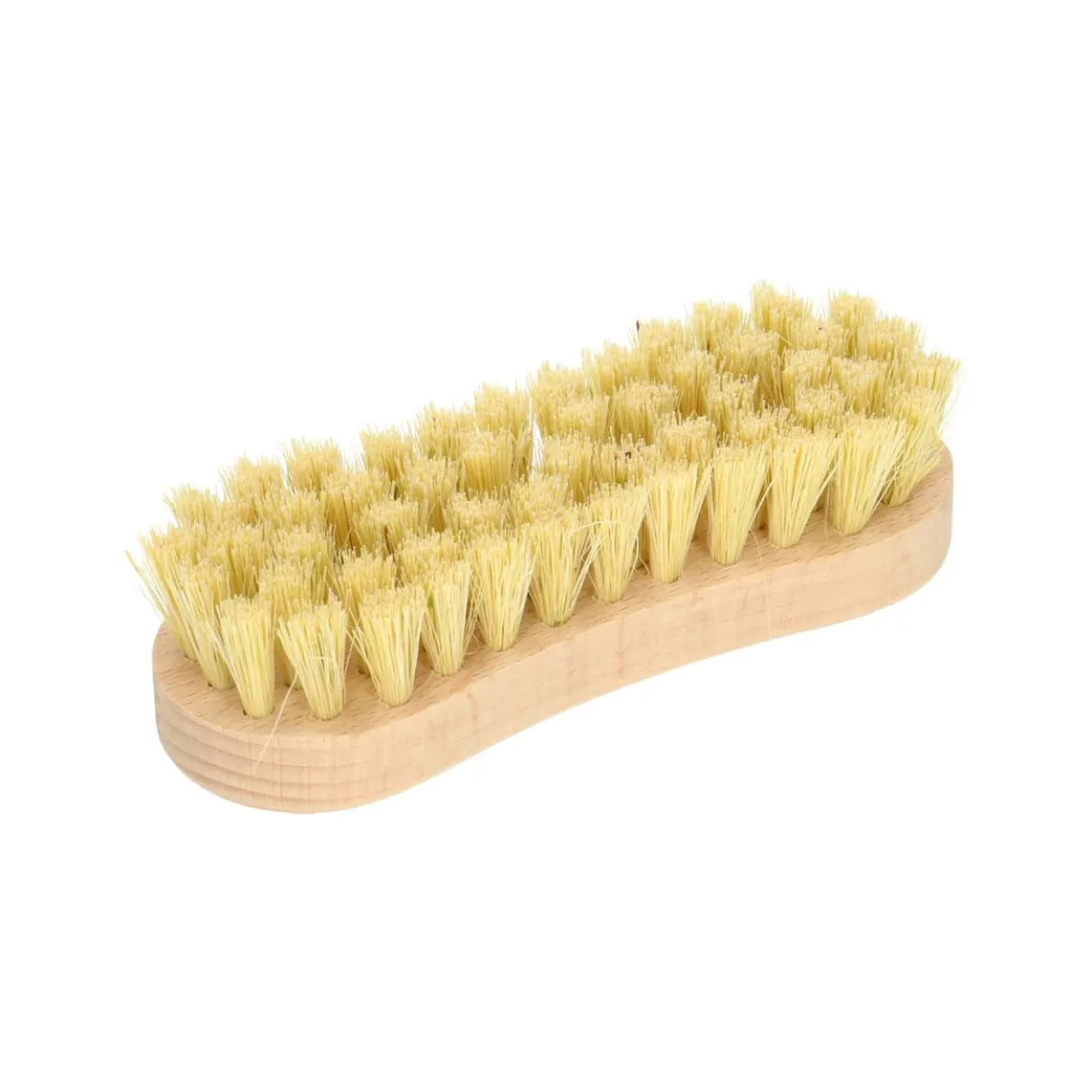 Schuurborstel 'boender', 8-vorm, beukenhout en tampico vezel
