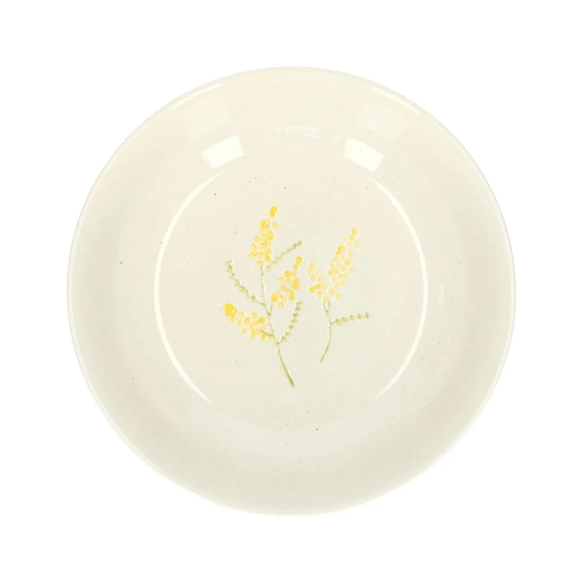 Serveerschaal, steengoed, mimosa, Ø 27,5 cm