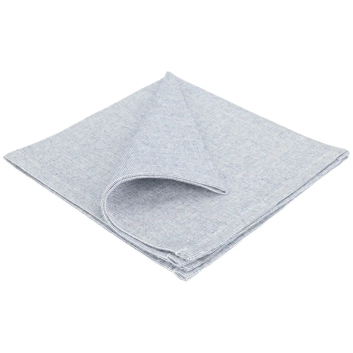 Servet, GOTS bio-katoen, blauw, 40 x 40 cm