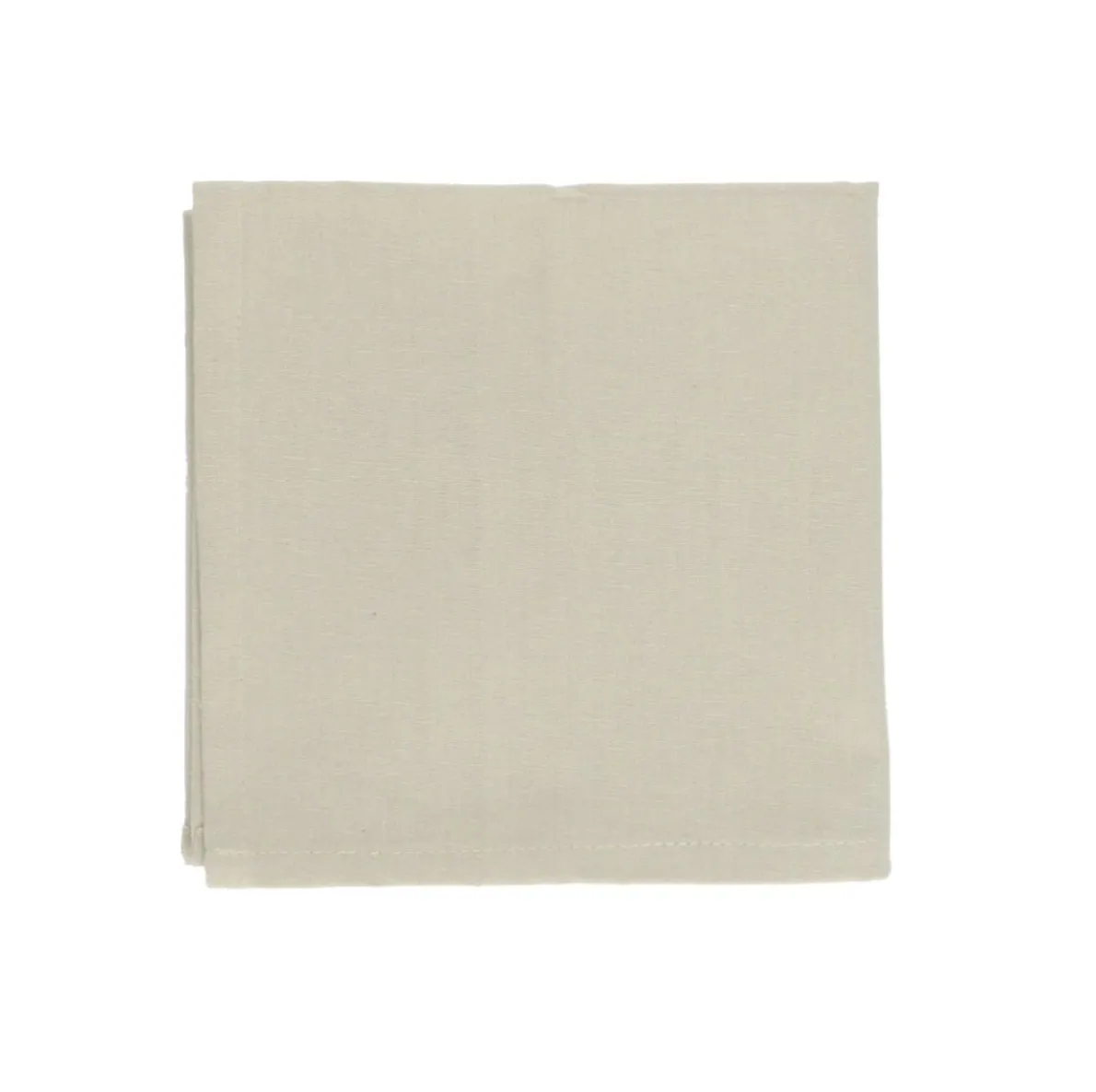 Servet, GOTS bio-katoen, kiezel, 40 x 40 cm
