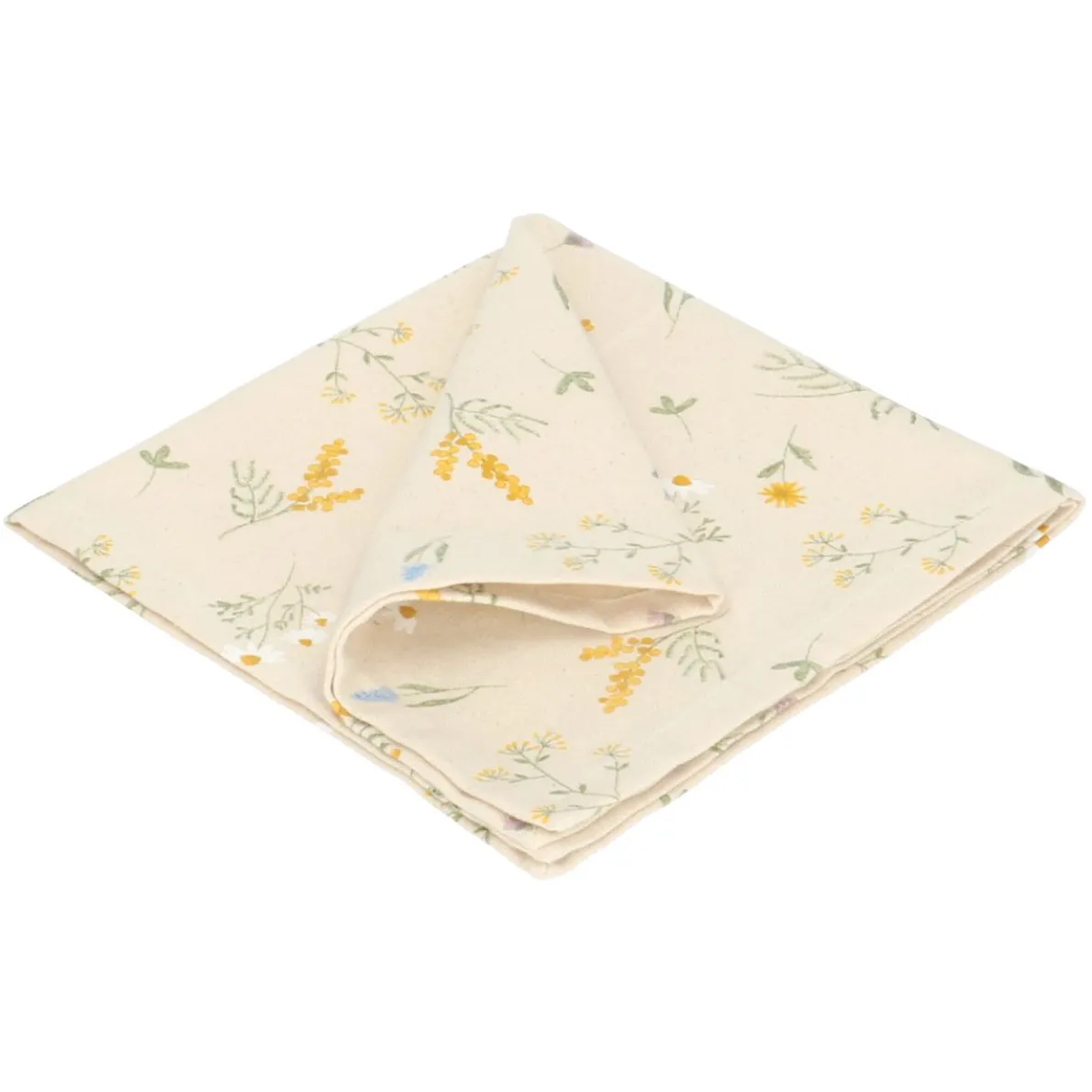 Servet, GOTS bio-katoen, mimosa, 40 x 40 cm