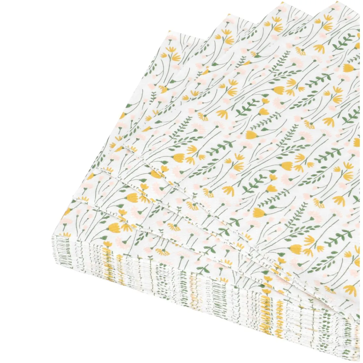 Servetten, papier, veldbloemen, 33 x 33 cm, 20 stuks