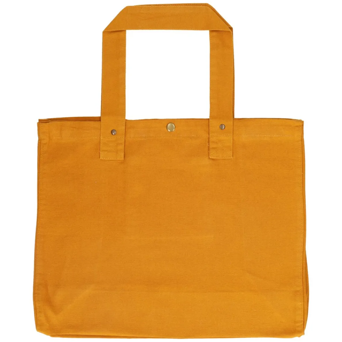 Shopper, bio-katoen, honinggeel, 38 x 22 x 44 cm