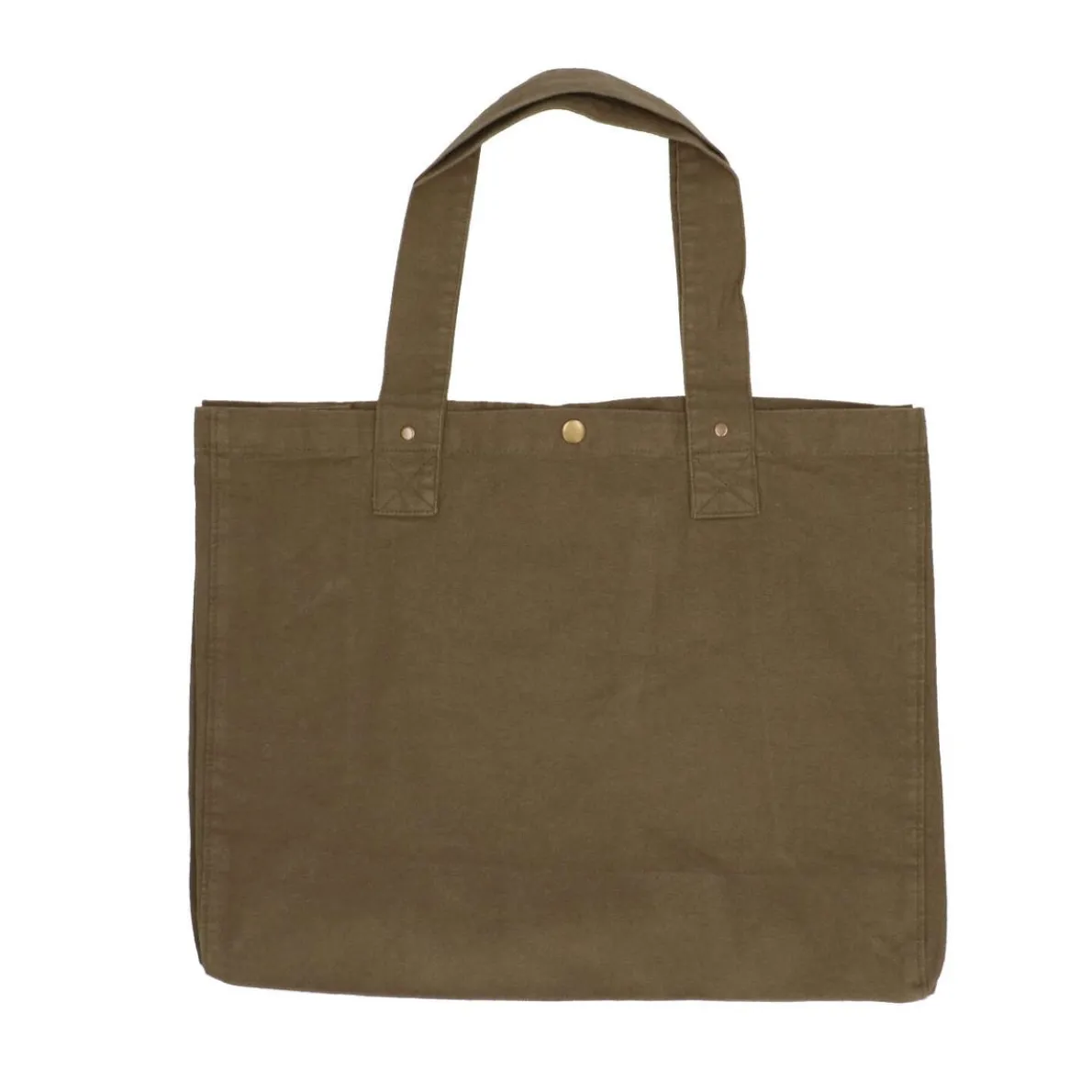 Shopper, bio-katoen, donkergroen, 46 x 34 cm