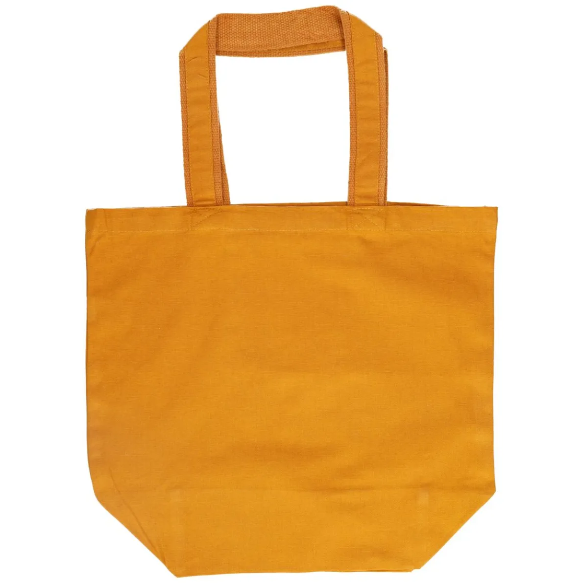 Shopper, bio-katoen, honinggeel, 45 x 37 x 19 cm