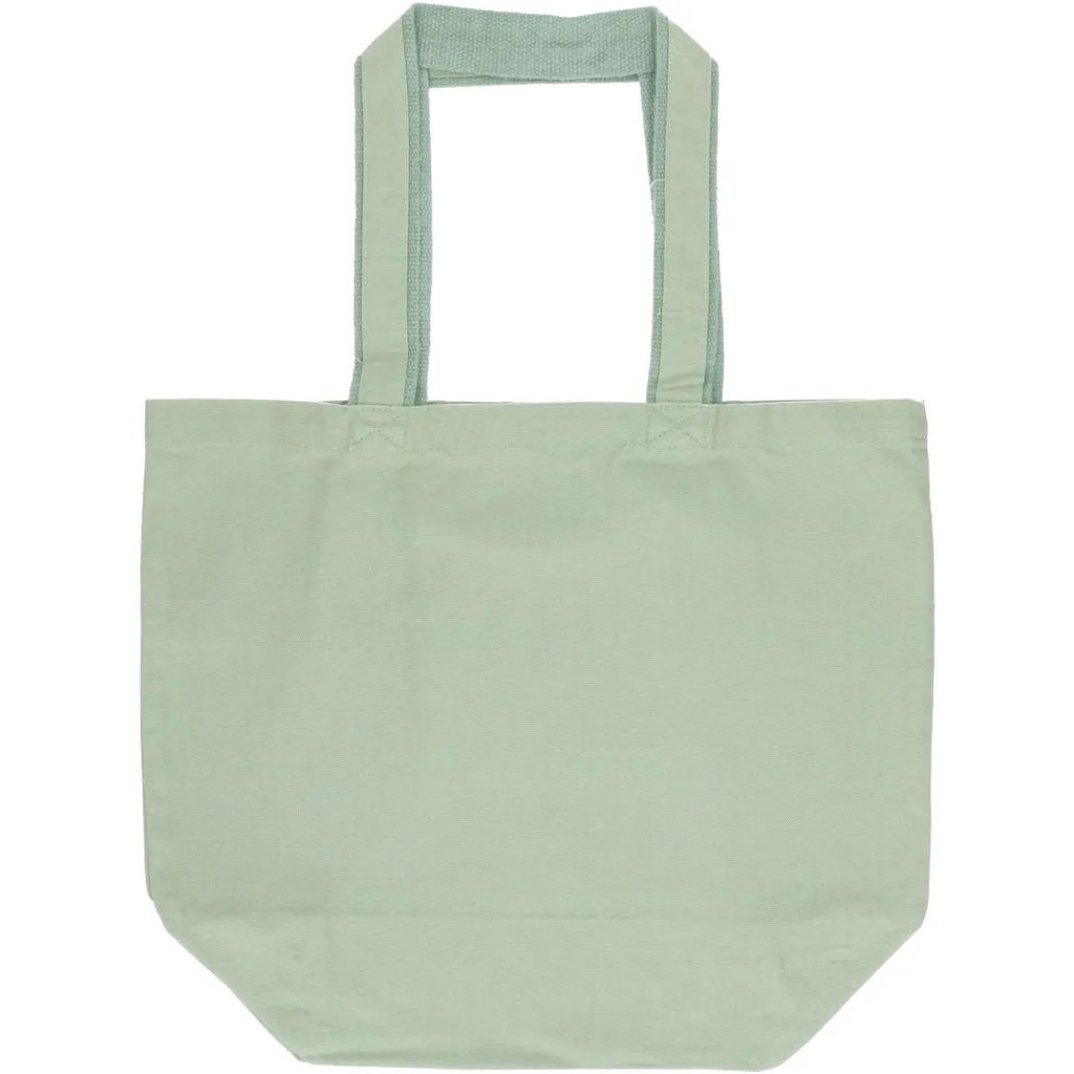 Shopper, bio-katoen, groen, 44 x 35 cm