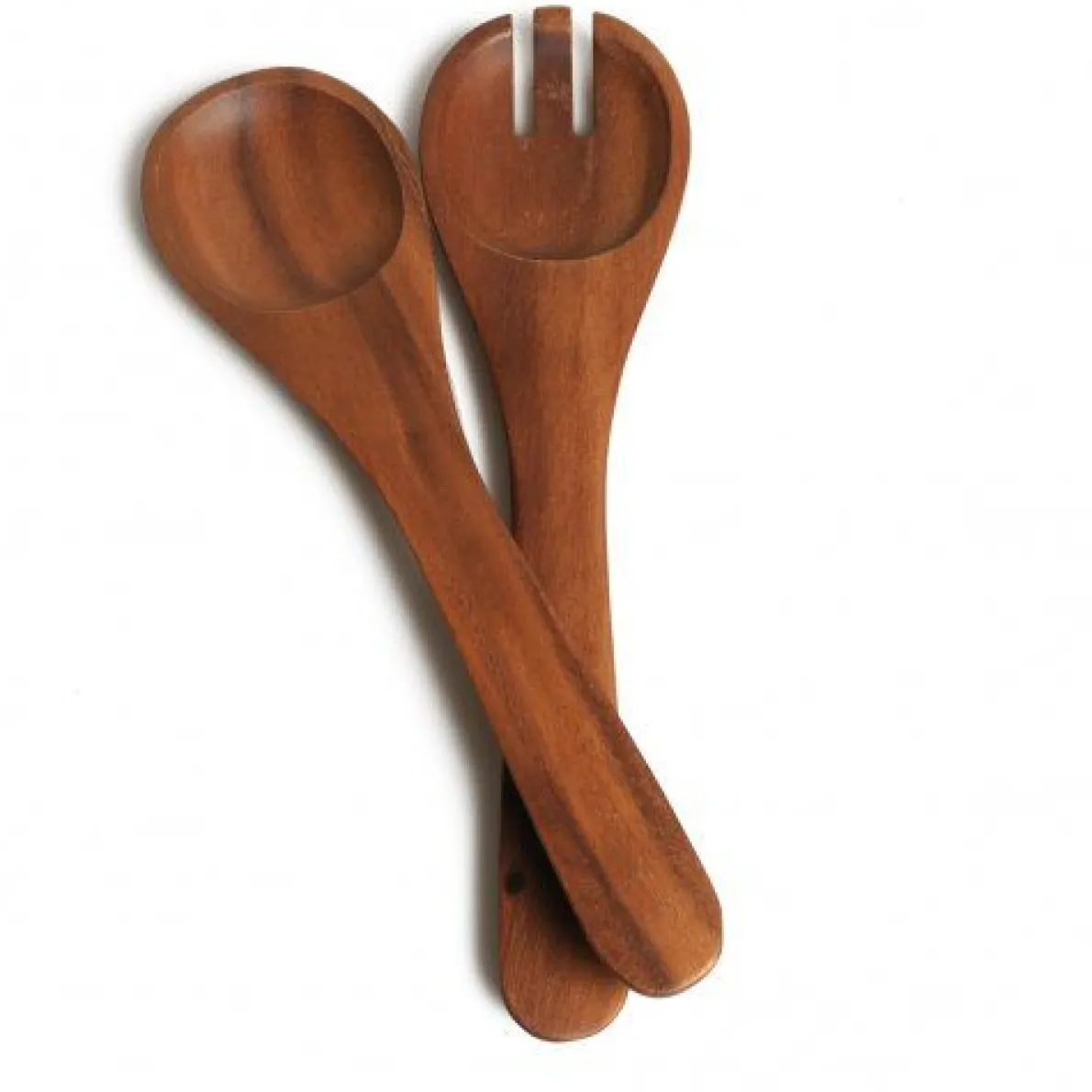 Slabestek, 2-delig, acacia, bol