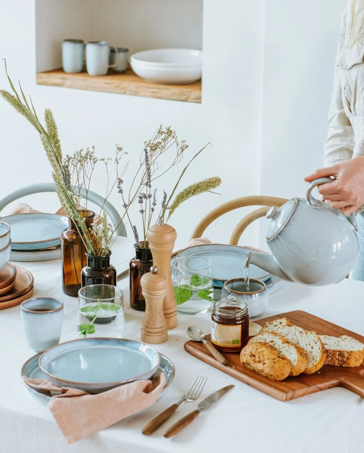 Snij-/ kaasplank, acaciahout, 38,5 x 29,5 cm